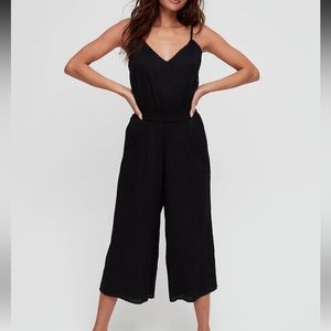 Aritzia Wilfred Irene black jumpsuit la Boheme size XS